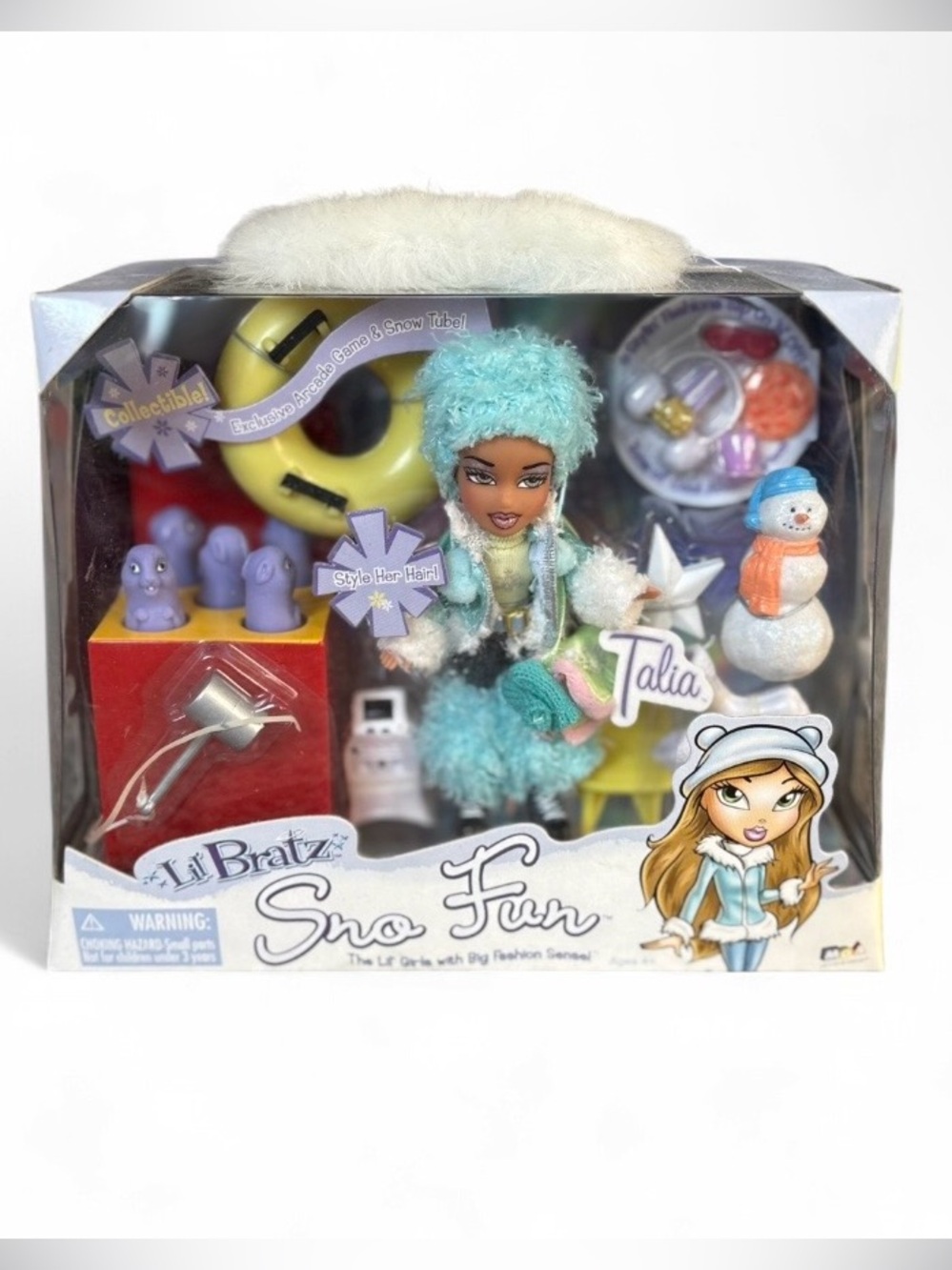 LIL BRATZ TALIA in "Sno Fun" Action Figure with Accessories Y2K